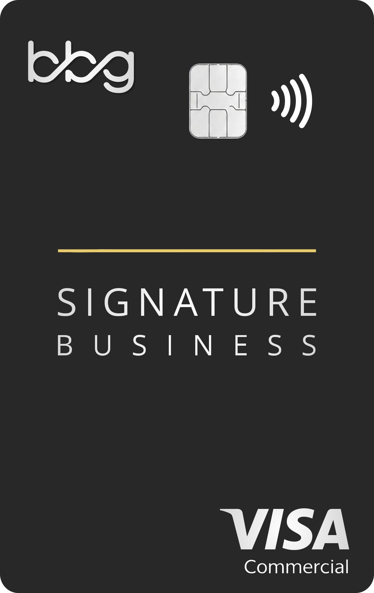 The original BBG Signature Visa card supplied by BBG